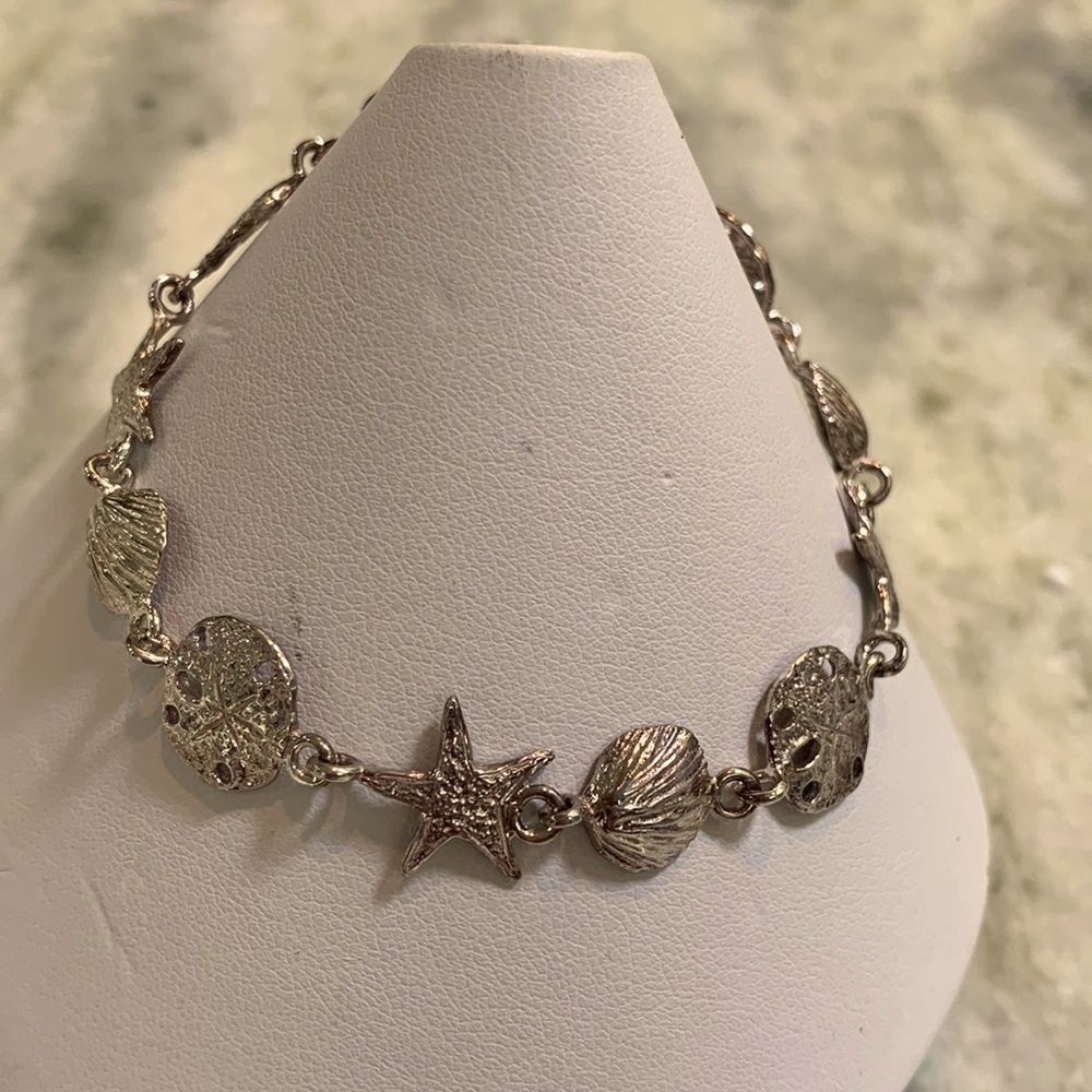 Beach Sterling Silver Bracelet